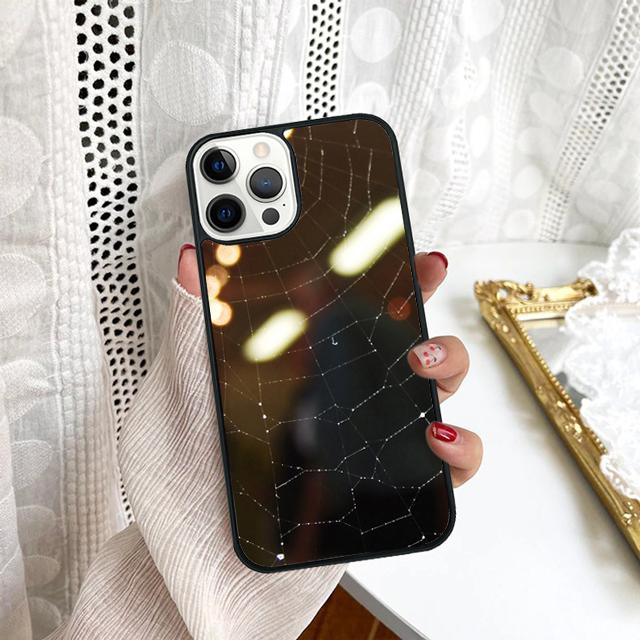 Spider Web Phone Case For Samsung Galaxy S10 S22 S23 S24 Note 10 20 Lite S20 Plus S21 Ultra Back Cover