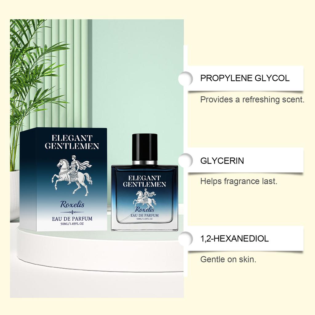 Christmas Elegant Citrus Cologne For Men Light Long Lasting Fresh Scent Portable Gentle Fragrance