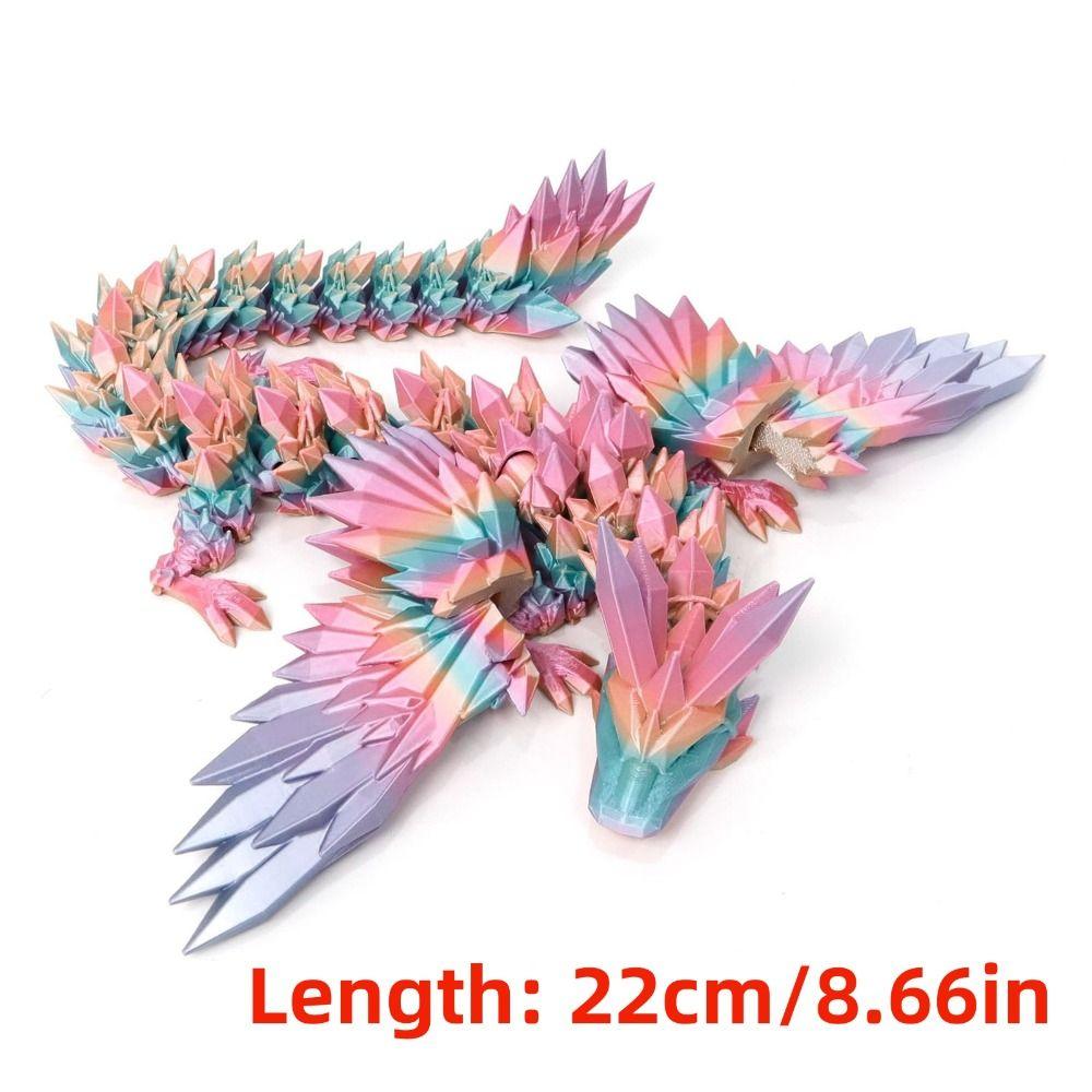 3D Dragon Realistic Dragon Statue Kid Gifts Animal Model New Printed Figures Animals