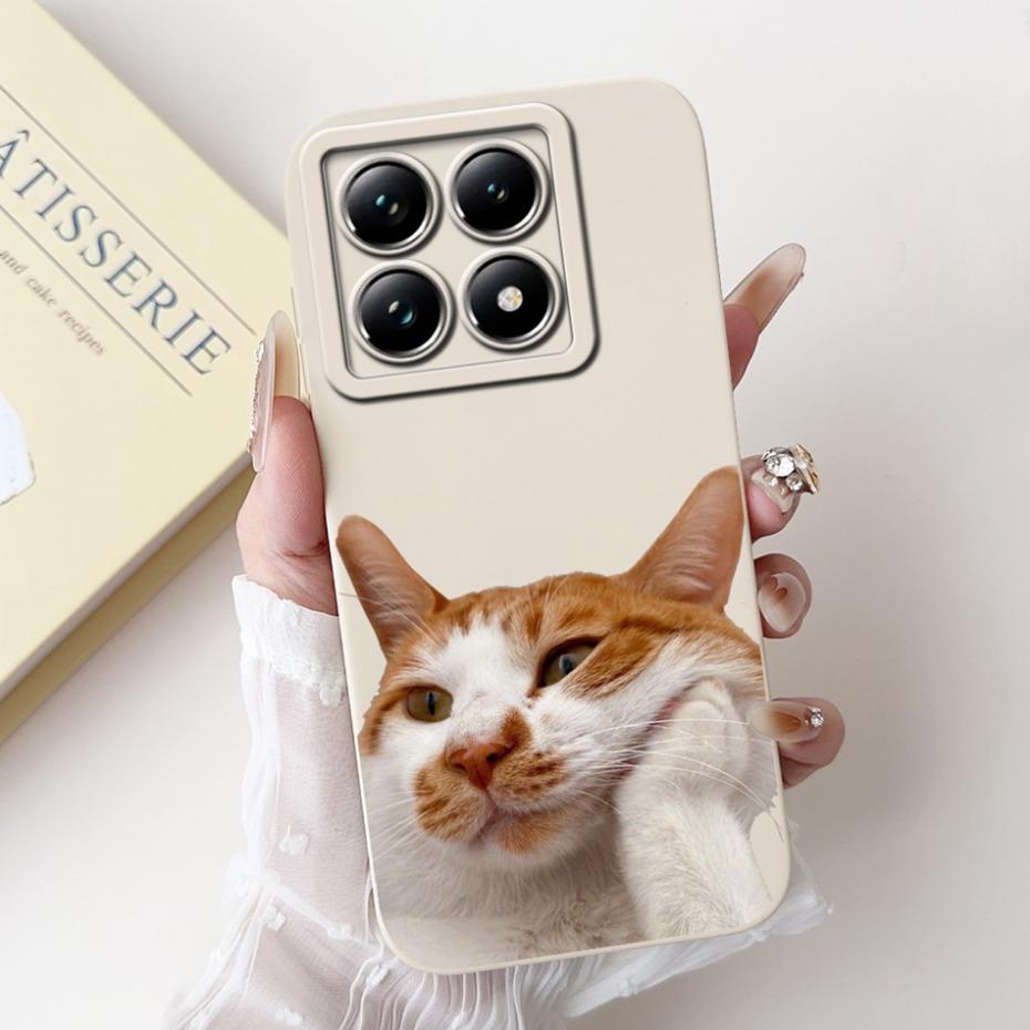 For Xiaomi 14T Pro 14T 5G Cute Funny Style Pattern Phone Case For Xiaomi Mi14T 14TPro Lens Protective Soft Silicone Cases