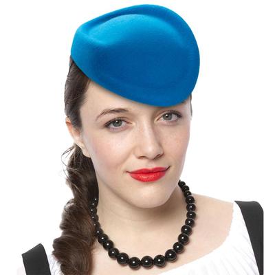 Winter Beret Hats for Women Fascinator Pillbox Hat Wool Felt Cocktail Hat Body Base DIY Headpiece A129