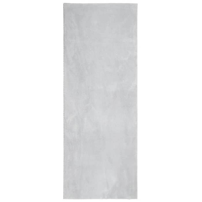 VidaXL Tapis HUARTE à poils courts doux et lavable gris 80x200 cm 375072