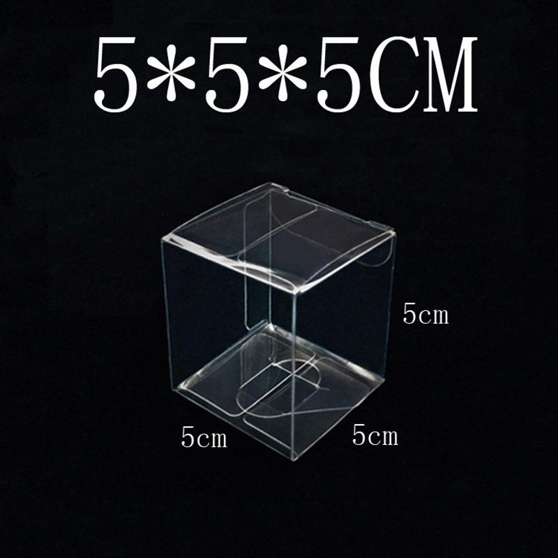 10Pcs PVC Clear Transparent Boxes for Wedding/Christmas Event Favors, Ideal for Chocolate, Candy, Apple Gifts.