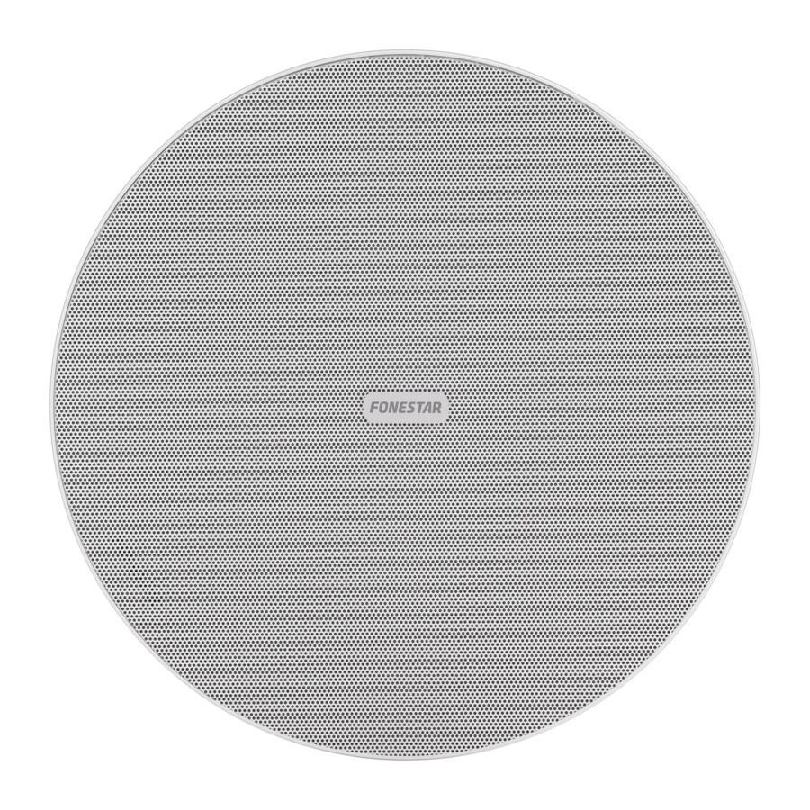 Fonestar SKY-6T - Round 6" Installation Speaker, White, Fonestar