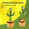 Dancing, Singing, and Light-Up Talking Cactus Plush Toy for Kids
