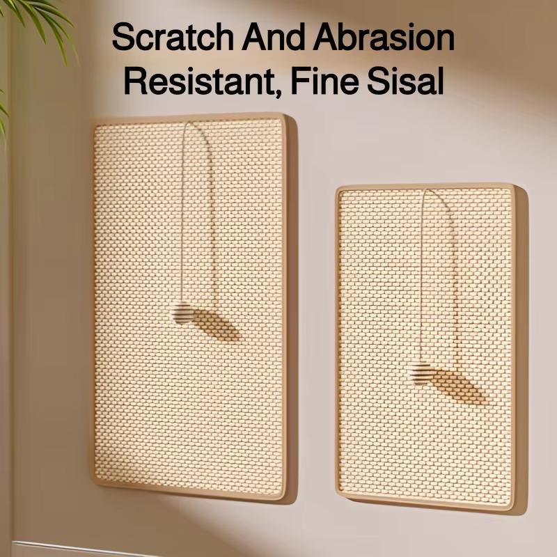 Durable Sisal Cat Scratch Pads, Cat Wall Pads, Sofa Claw Grinding Pads, Scratch Board Wall Stickers Pet Cat Toys Pet Accessories