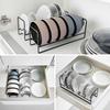 Yamazaki Tower Bowl Rice Bowl Storage Rack of for Upright Drawer Cupboard 1398 X 2 & (Set 2) Storage, & Storage, Black,