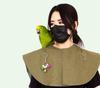 Parrot Diaper Nappy & Shawl Protector: Anti-Scratch/Bite Peony Design for Budgie & Cockatiel