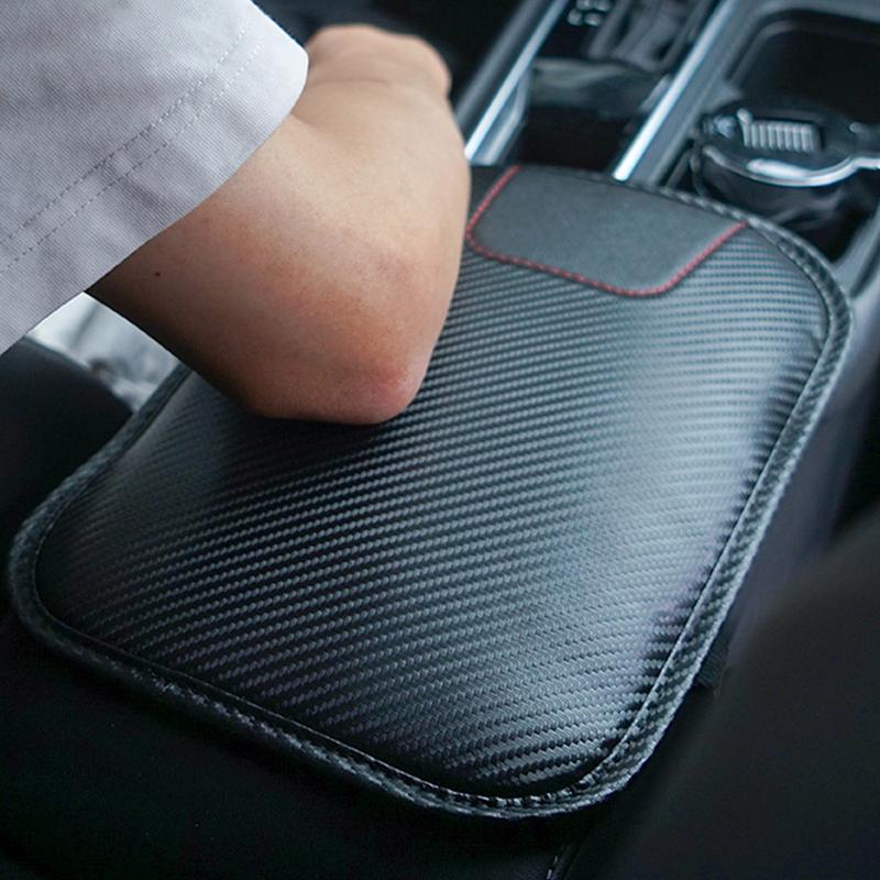Car Arm Rest Elbow Pads Arm Rest Covering Car Wear Resistant PU Leather Waterproof Auto Center Console Pad For Arm Support