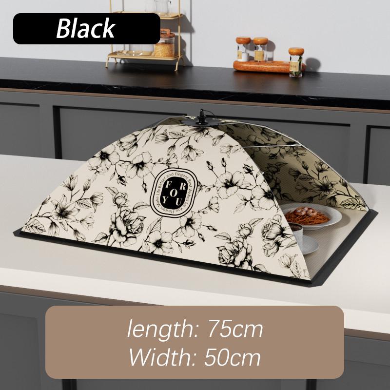 

Складная дышащая крышка для еды, пыленепроницаемая, защищающая от комаров, многоразовая, бытовой протектор для риса и остатков пищи для обеденного стола