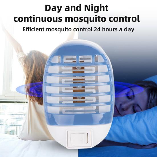 Mosquito Zapper with High Light Transmittance UV Light Large Coverage Plug-Play Safe to