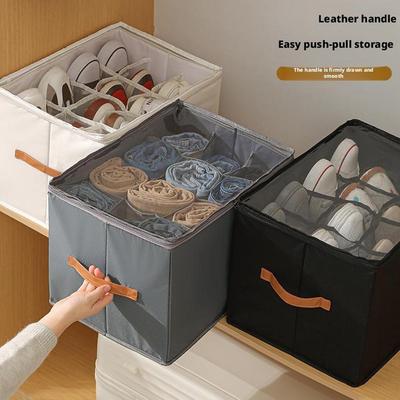 Foldable Shoe Cabinet Storage Box Dustproof Organizer For Shoes Space-Saving Multi-function Storage Used For Wardrobe Sorting