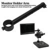 Display Screen Hanging Bar Metal Monitor Support Holder Desk Mount Extra Arm for Video LCD Microscope Stand Camera
