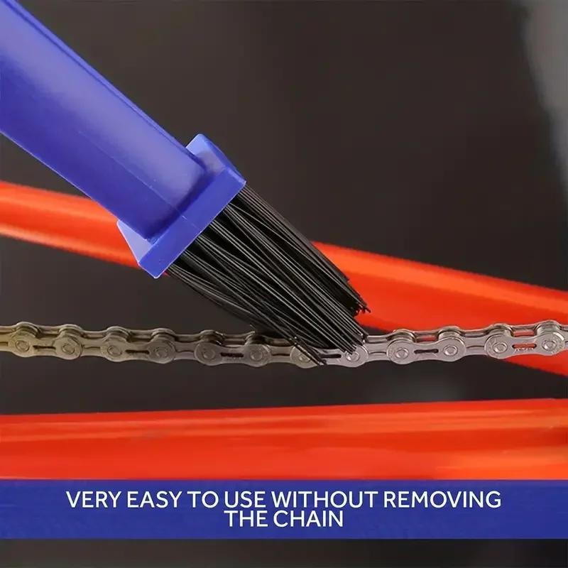 Motorcycle Chain Brush Cleaning Tool - Compatible with SUZUKI TL1000S 600 750 KATANA SFV650 GLADIUS SV650