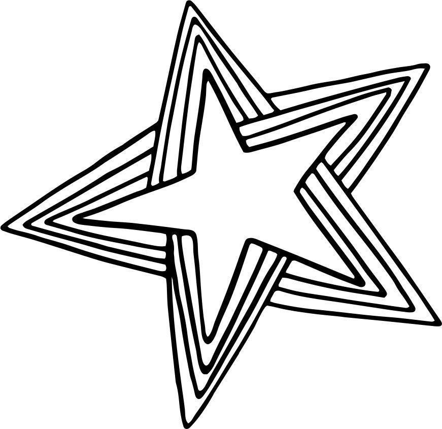 Ștampilă din lemn maro cu model pătrat de stea Printtoo Scrapbooking - 2 x 2