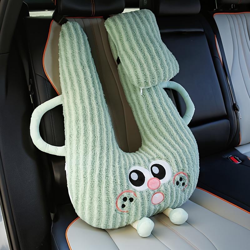 [Comfortable | Car] Comfortable Car Rear Seat Sleeping Pillow | Anti-Pinch,  Travel, Cute Shape, Comfortable Fabric