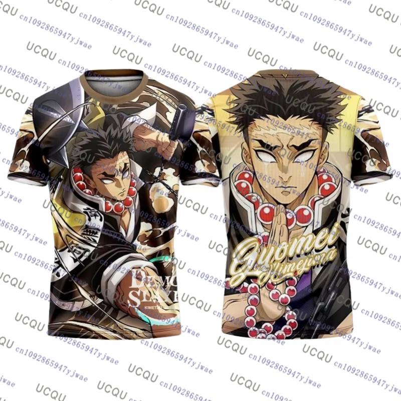 Bandai Anime Demon Slayer Tshirt Nezuko Kamado 3D Print Mens T Shirt Casual Streetwear Anime Fans Bandai Cosplay Tshirt