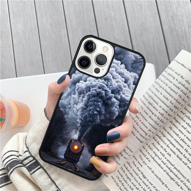 Vintage Steam Train Railway Coque Shell For iPhone 17 Air 15 16 14 13 12 Pro Max 11 Pro Max Plus Phone Case Cover
