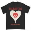 2026 Alkaline Trio Heart Skull T Shirt Blood Hair and Eyeballs Tour 2024 Music Concert Vintage Washed Graphic Versatile Stylish