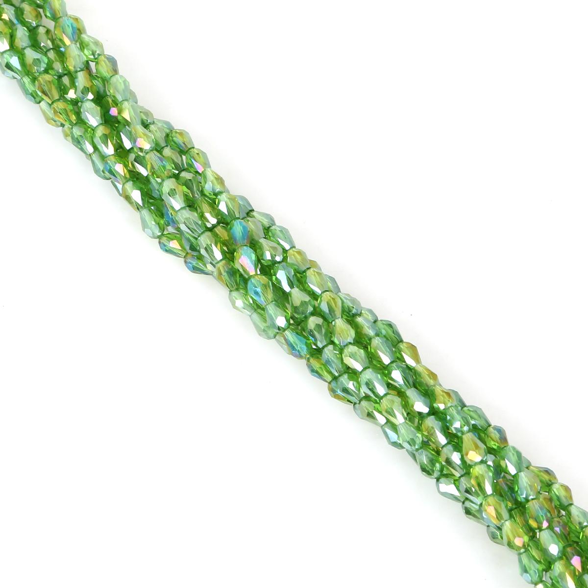 

Стеклянные хрустальные бусины в форме капель воды, свободные бусины-разделители для изготовления ювелирных изделий своими руками, браслета и ожерелья