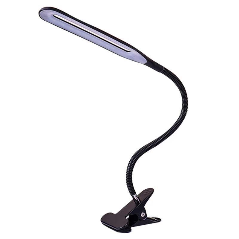 

1Pc Portable Clip Desk Lamp Eyes Protection Clamp Clip Light Bendable USB Reading Lamp Desk Bedroo
