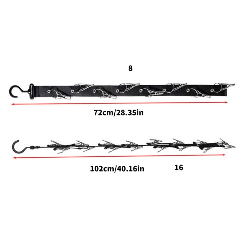 Stylish Hat Organizers Holder Rack for Closet Rod Easy Storage Hangers With 16 Large Clip for Baseball Golf Beanies