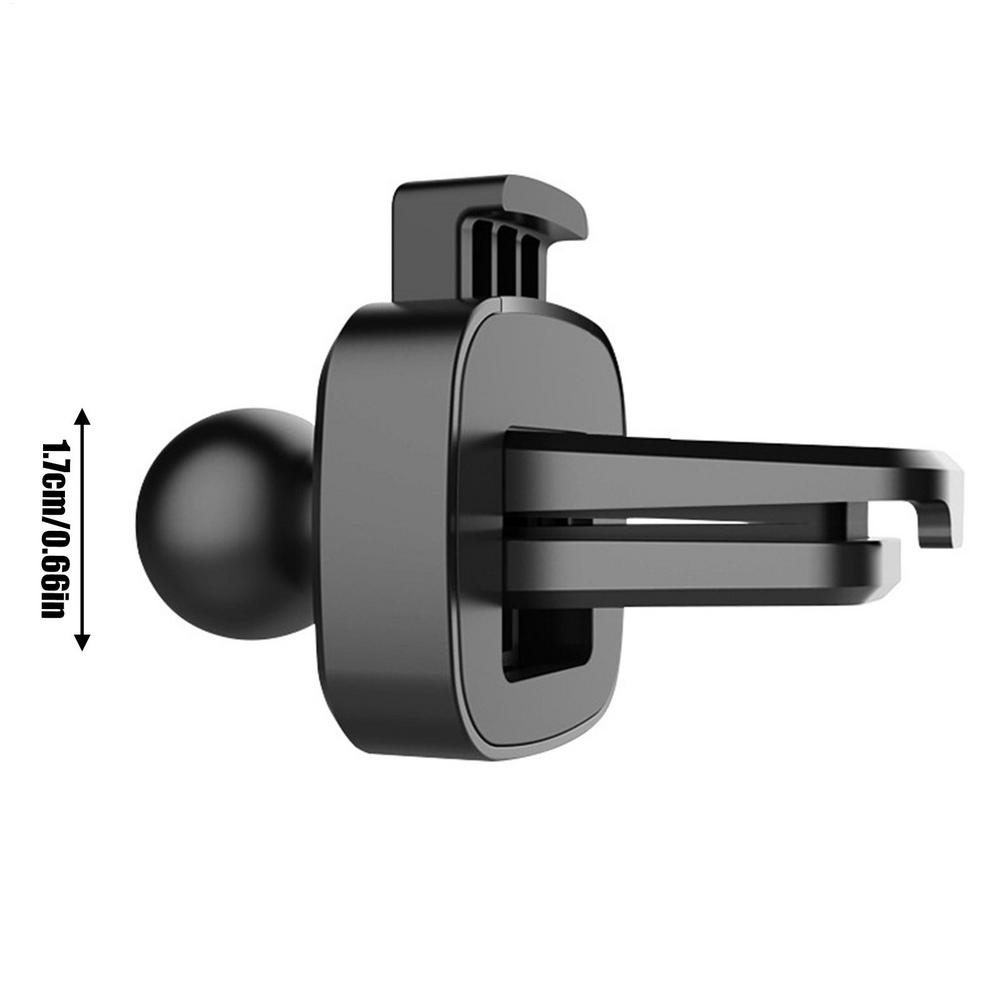 Universal Air Vent Phone Holder, Stable Hands-Free Car Mount with Strong Clip for iPhone Android Mobile in Truck SUV Van