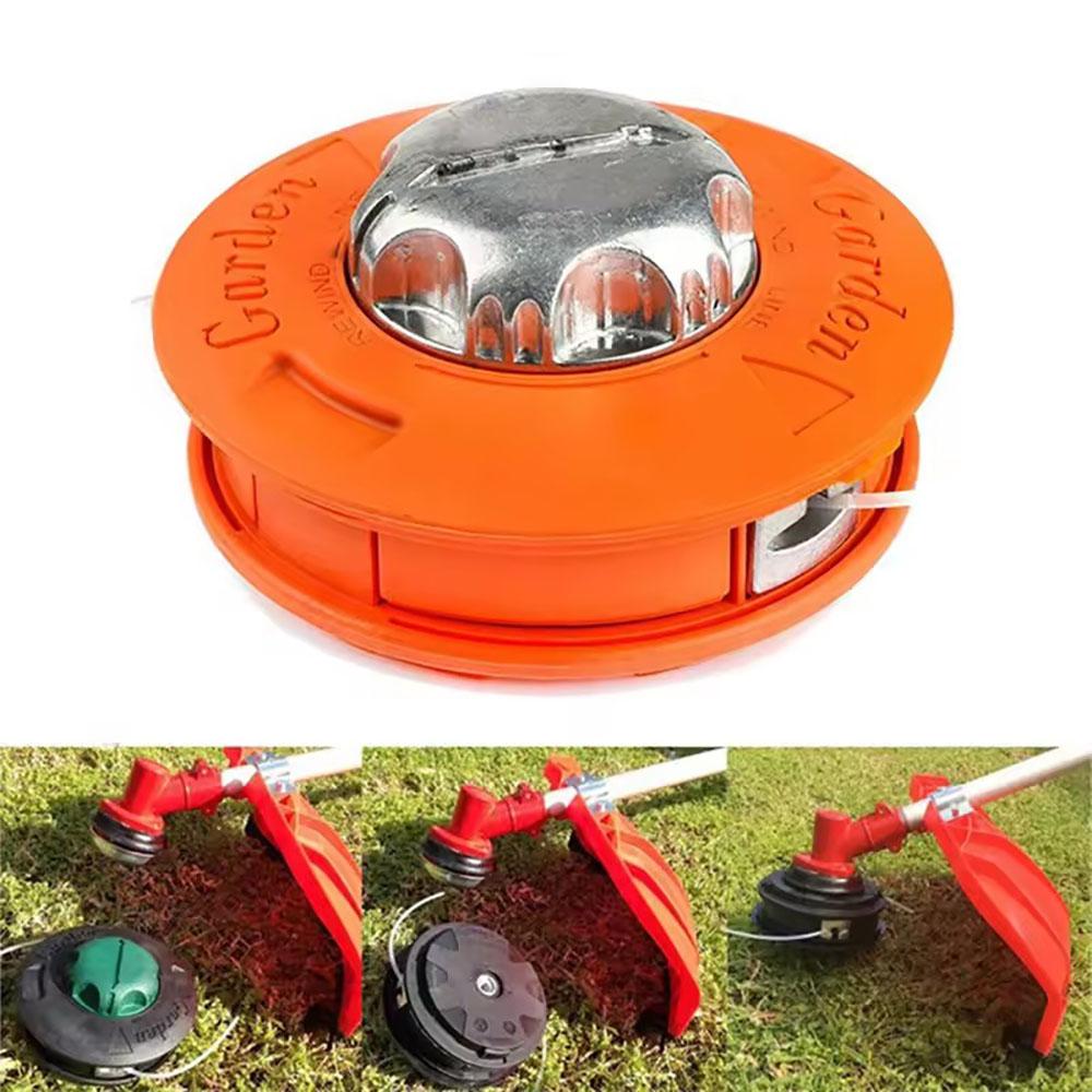 Universal Lawn Mower Head M10 Nylon and Aluminum Travel Reel Lawn Mower 2-wire Lawn Mower Head Wire Rope Wire Saw Garden Mower