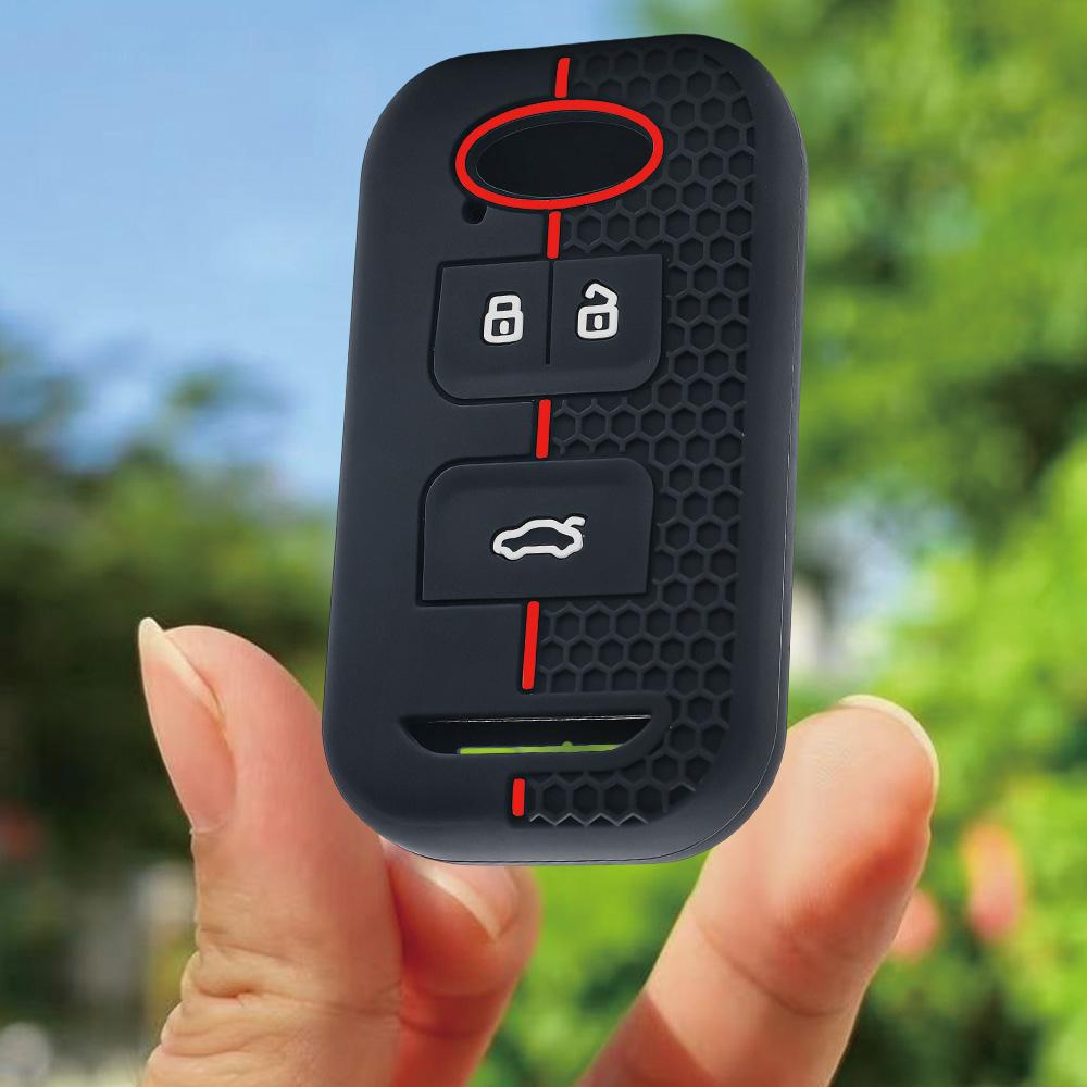 3 Buttons Silicone Car Key Case For Chery Tiggo 4 Pro  3 Pro Tiggo 8 7 5 4 3 5X Arrizo 5 Cheri Tigo Remote Fob Protect Case