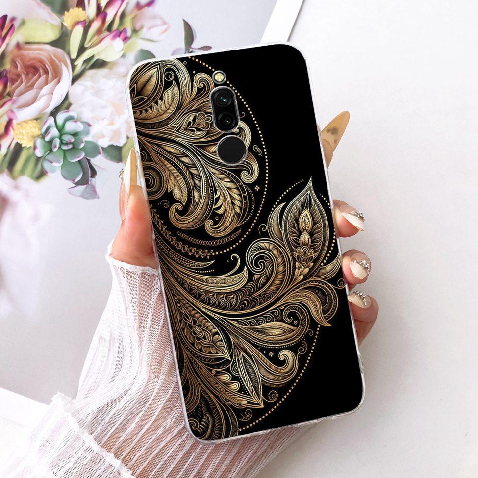 Transparent Cover For Redmi 8 Case Cute Fashion Funny Painted Casing For Xiaomi Redmi 8 M1908C3IC MZB8255IN M1908C3IG M1908C3IH