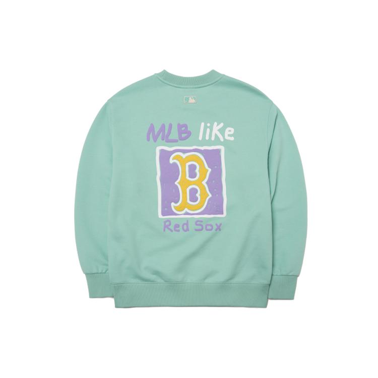 

New MLB Sweatshirts Unisex Mint Green 3AMTL0414-43MTL M