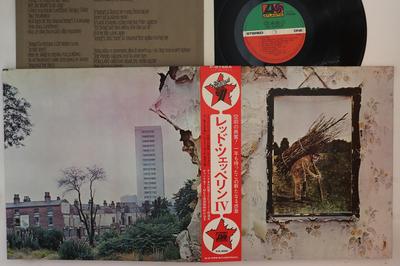 LP Deska LED ZEPPELIN - Led Zeppelin IV P8166A ATLANTIC 1971 Japonsko Obi Rock Použitá