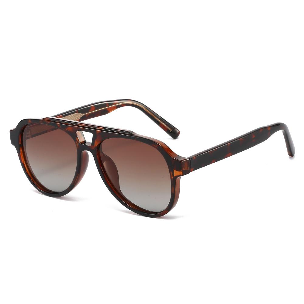 Classic Aviation Sunglasses Men Women Driving Glasses TAC Polarized Shades CP Acetate Quality Metal Core Eyewear