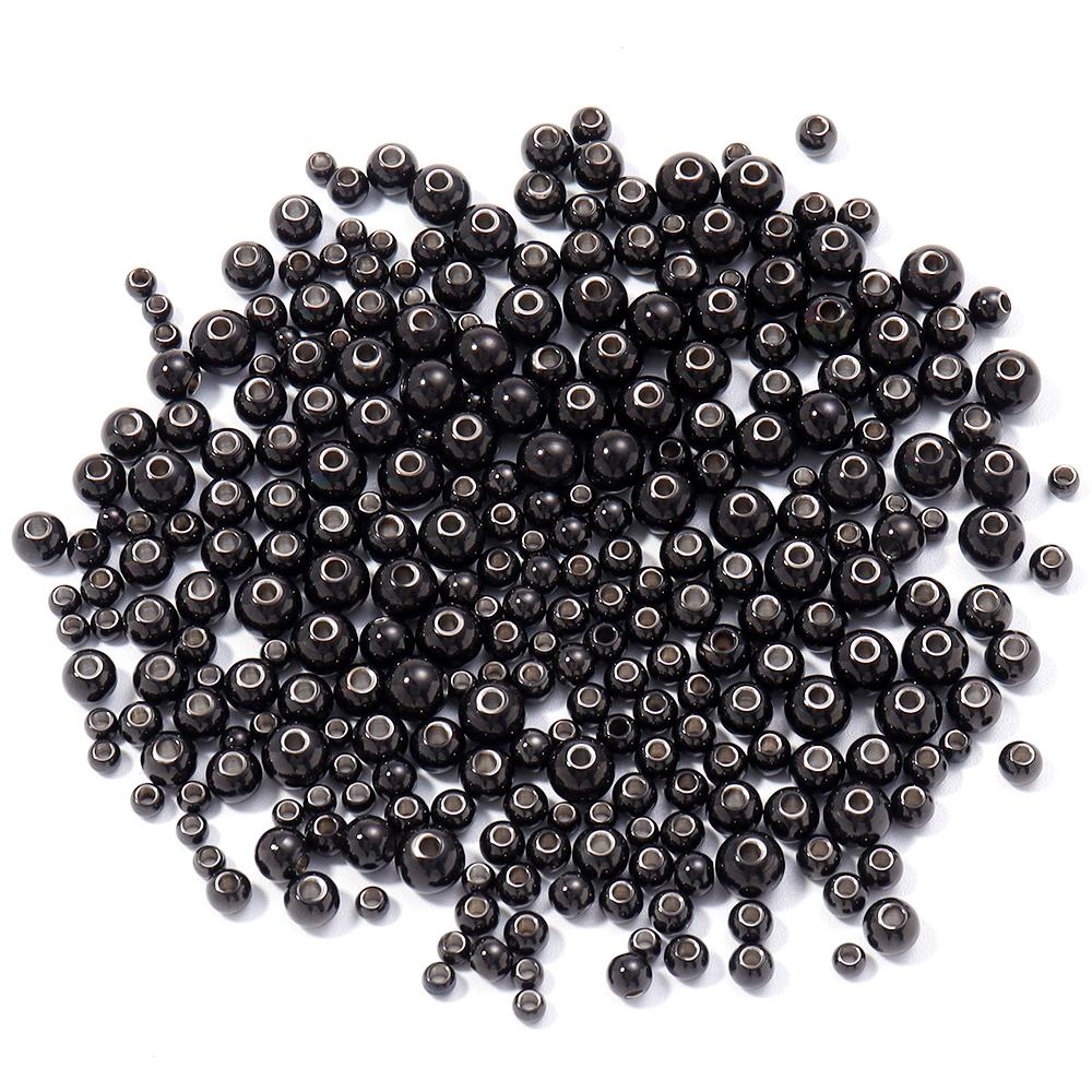 10-100Pcs 2-10mm High Quality Stainless Steel Beads For Jewelry Making Loose Spacer Round Beads DIY Bracelet Necklace Wholesale
