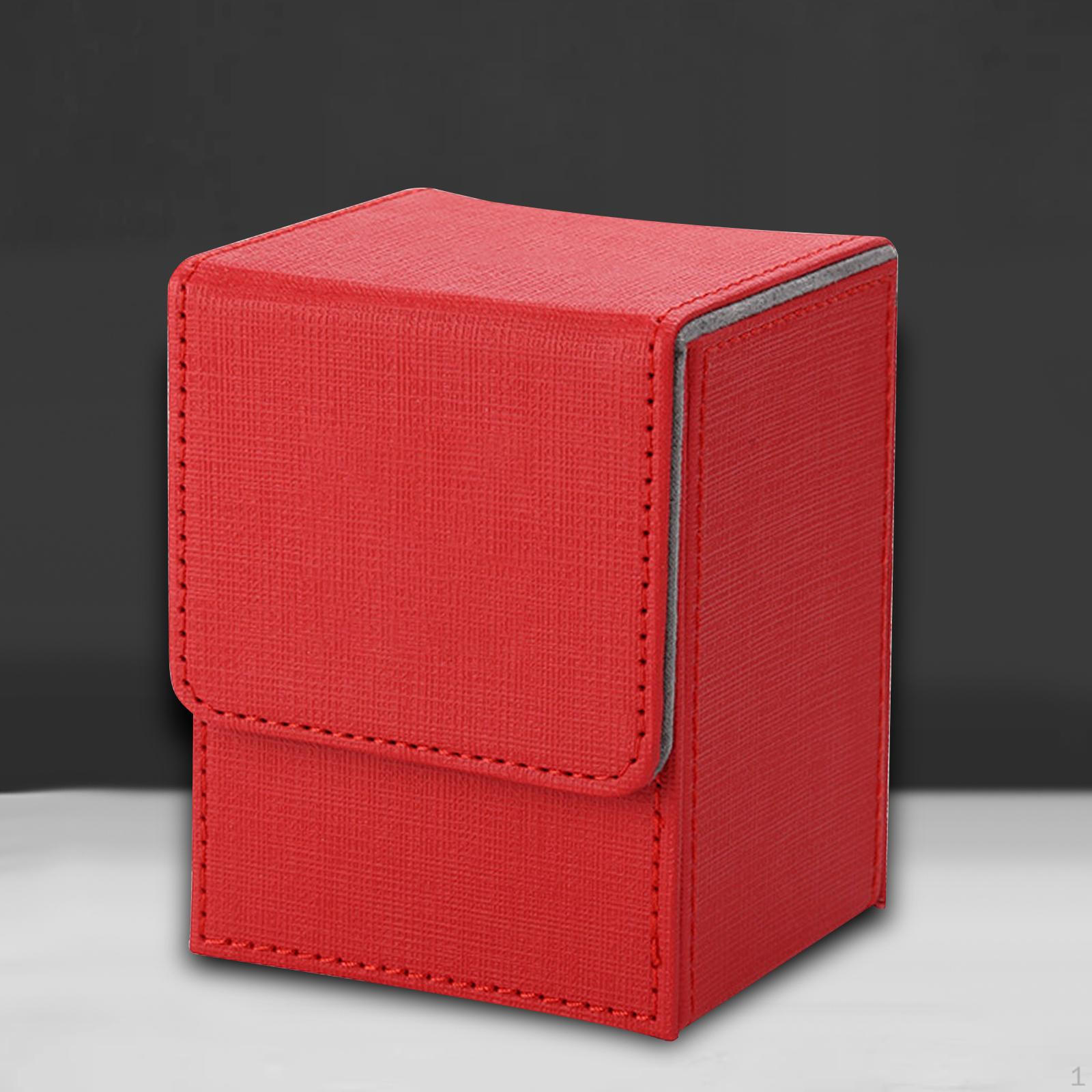 Коробка для хранения колоды для ККИ и коллекционных карт Red