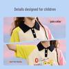 ASK JUNIOR Girls' Color Block Casual Short-Sleeved T-shirt