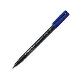 Feutre Rétroprojection Permanent 0.6mm Bleu - STAEDTLER - Lot De 10 - Indélébile - Fine - Opaque