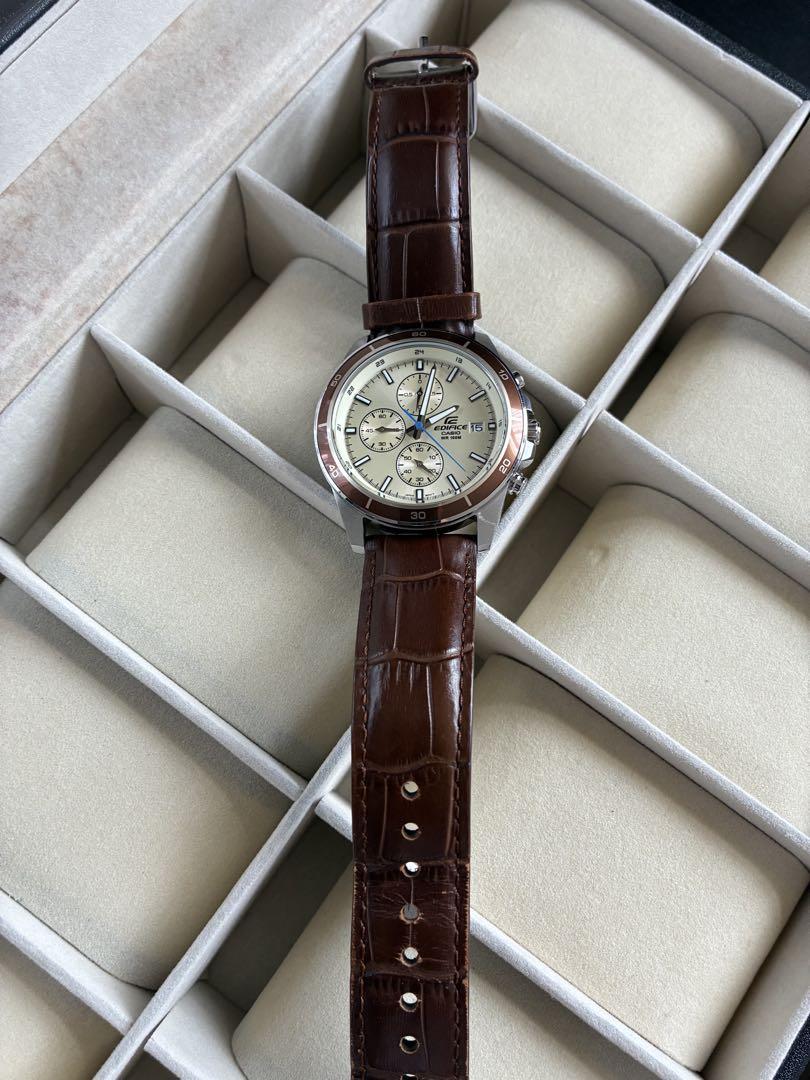 

[Б/У] Аналоговые часы Casio EDIFICE (батарея заменена)