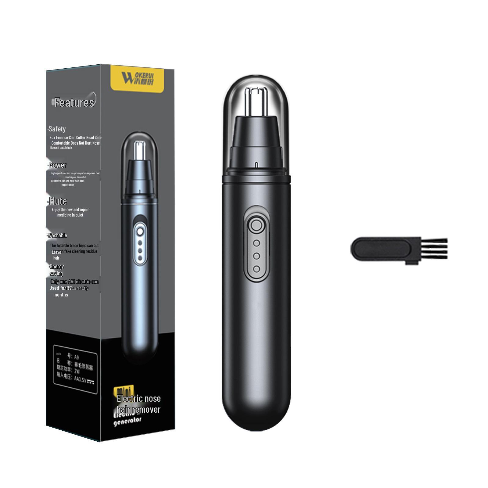 2-in-1 Electric Nose and Ear Hair Trimmer for Men