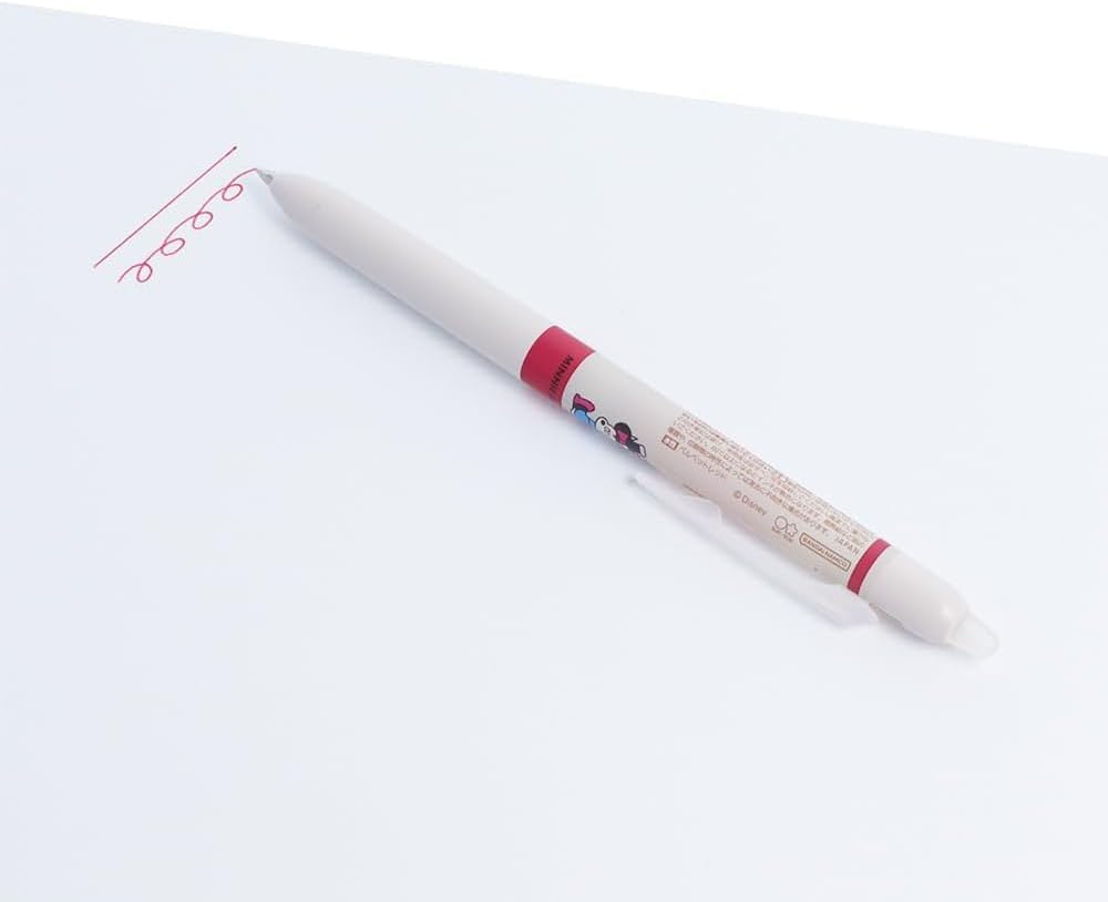 Seiji Matsumoto Frixion Waai Ballpoint Made in Velvet Minnie Figaro Set name 0.5 Pen, Japan, Red, (Frixion pen, sticker)
