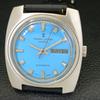 GEBRAUCHTE HERREN FAVRE LEUBA GENEVE DUOMATIC SCHWEIZER HIMMELBLAUES ZIFFERBLATT UHR a432159-2 R110-a432159