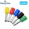 100pcs E0508 E2508 Tubular Wire Cold Pressure Connector Electrical Cable Crimps Wire Ferrules 22AWG Wire VE0508 VE2508