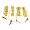 4Pcs Outdoor Camping Rope 9.8ft Nylon Wind Proof Reflective Strip Adjustable Length Tent Cord Tie Down Rope for Canopy