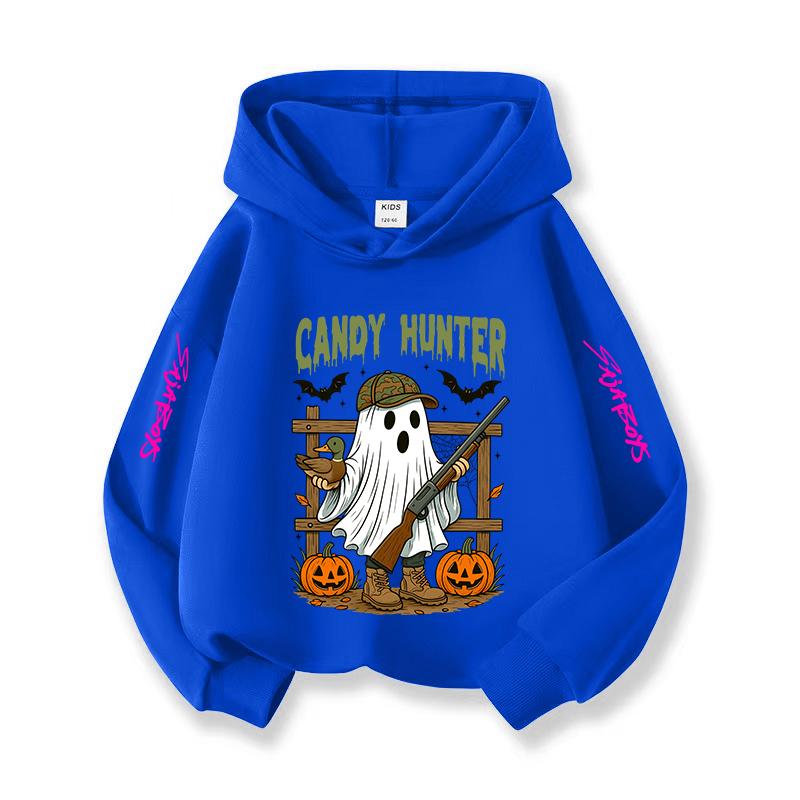 Christmas Themed Casual Comfortable Children's Hoodie Fashion Print Pattern Sports Shirt Top Hoodies Sweatshirts Girls