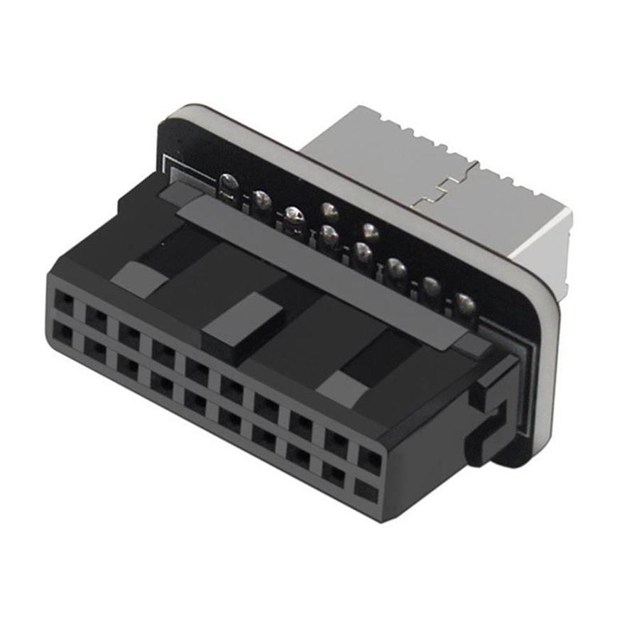 USB TYPE-E 90 Degree Adapter Chassis Front TYPE C Plugin Port For PC Motherboard