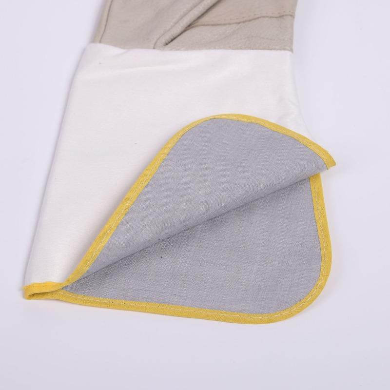 Welder gloves cowhide high temperature resistant oven mitts fireproof welding leather gloves