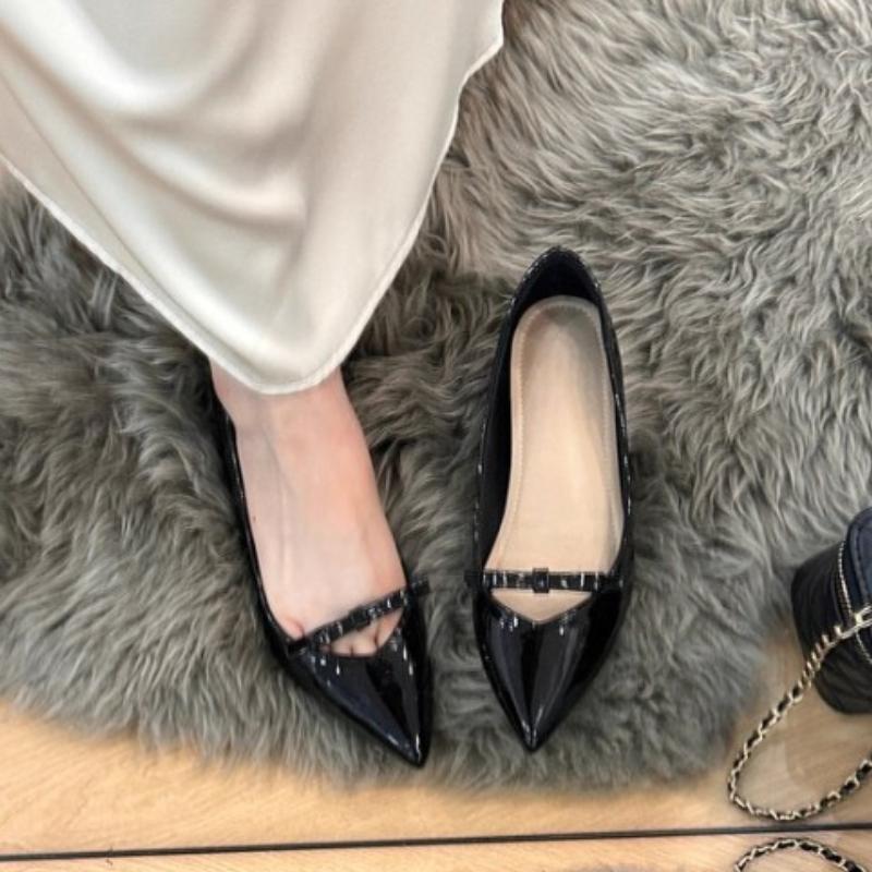 Fashion Women Flats New Bow Tie Flat Shoes for Women Ballerinas Pointed Toe Slip on Flats Lazy Loafers Casual Comfortable Sneakers Women