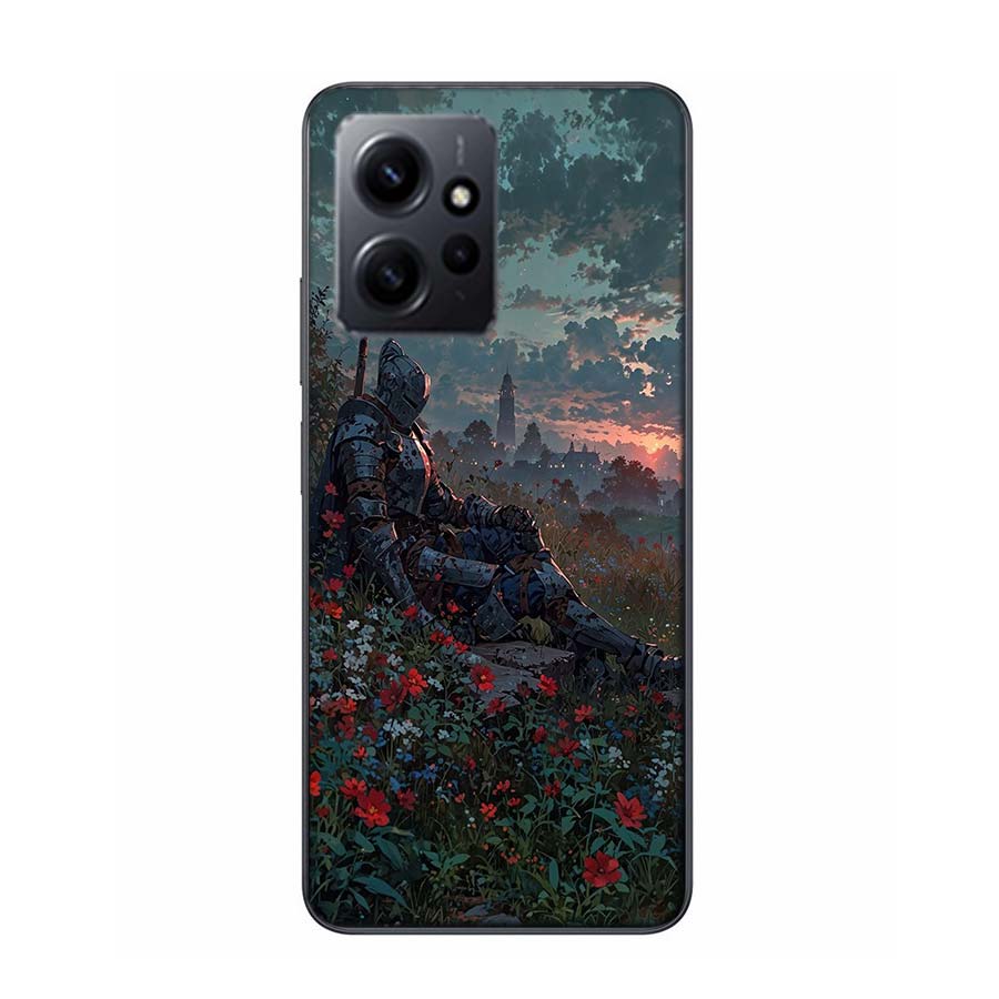 

Flower Knight of the Light Phone Case For Redmi 12 13C 12C 15C 9 10 10C Note 13 Pro Plus 14 15 Pro 9T 9C 9A TPU Soft Cover Clear Redmi Note 12 4G