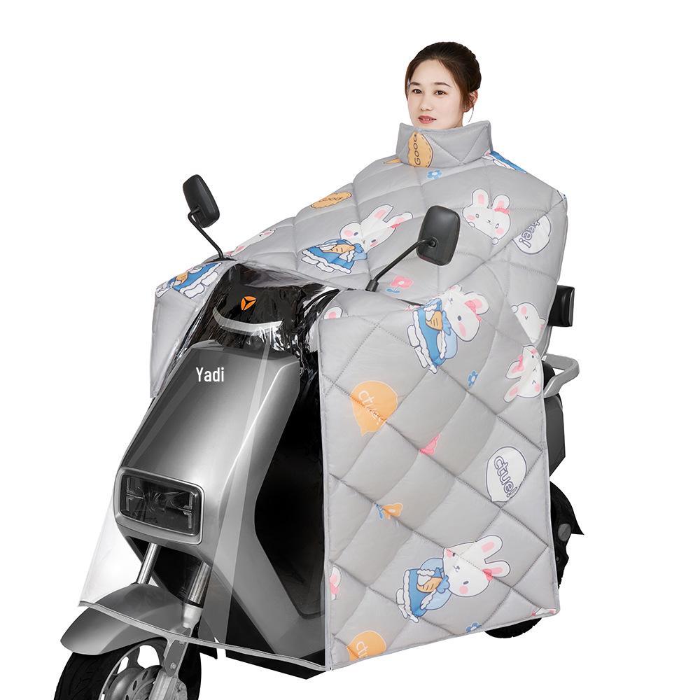 2025 Plush Waterproof Winter Windshield Cover for Electric Motorcycles