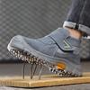 New Anti Scald Welding Safety Shoes Men Puncture-Proof Work Boots Indestructible Shoes Non-slip Protection Shoes Steel Toe Boots